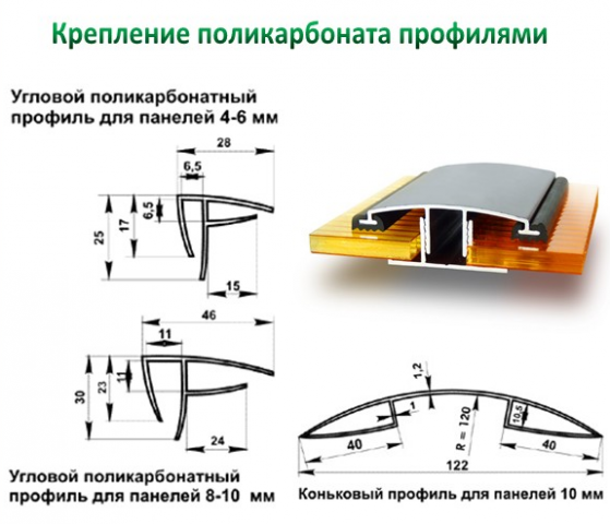 Инструкция по монтажу поликарбоната на металлический каркас