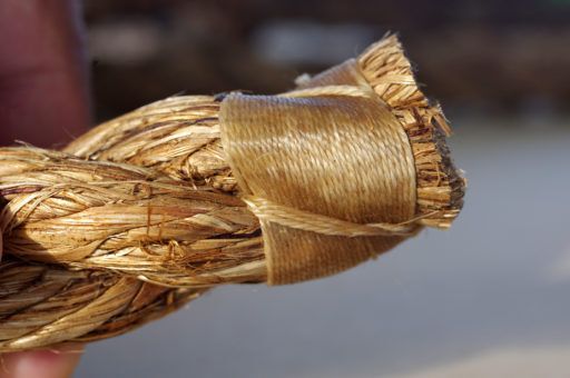 Close up of natural rope