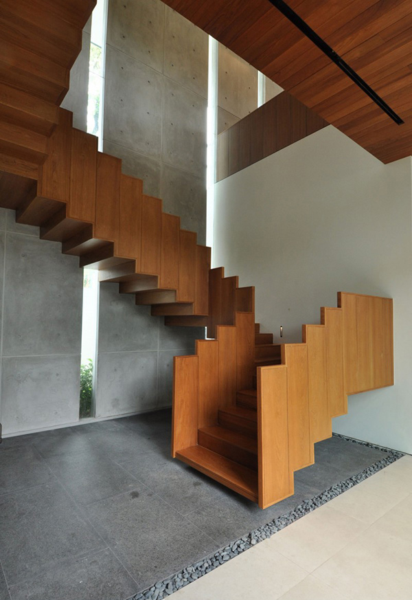  wooden staircase