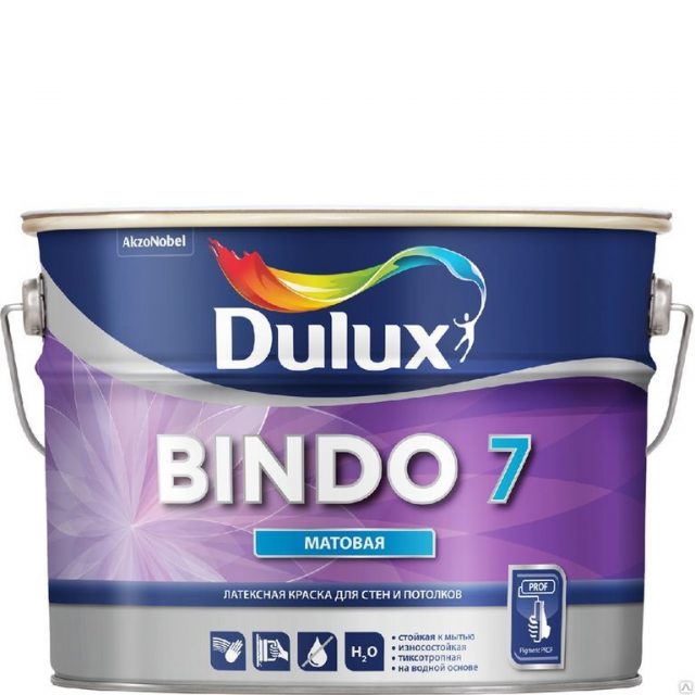 Краска «Bindo 7 BW» от «Dulux»