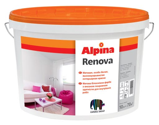 Краска «Alpina Renova» на акриловой основе