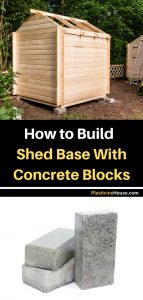 How to Build a Shed Base With Concrete Blocks