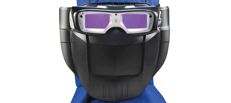 Front View of Welding Goggles