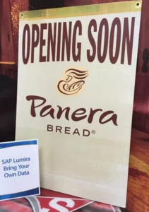 open soon panera bread advertising 