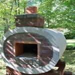 The chimney on my pizza oven is functional now.