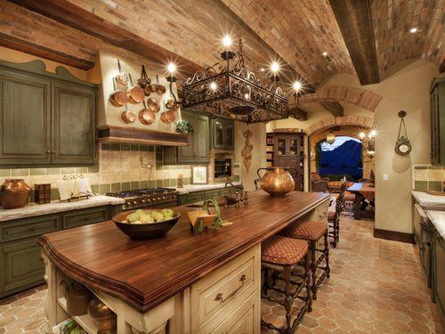кухня в тосканском стиле